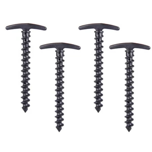 "Picchetti luminosi per tenda per ancoraggio sicuro alla sabbia: set da 10" - Foto 1 di 12