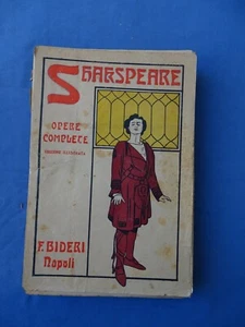 GIULIO CARCANO-TEATRO DI SHAKSPEARE-CON 5 DISEGNI DI ACHILLE MACCHIA-BIDERI 1927 - Bild 1 von 7