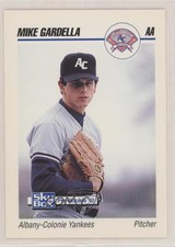 1992 SkyBox Pre-Rookie Albany-Colonie Yankees Mike Gardella #7 Rookie RC