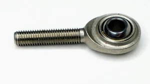 Extremo de varilla macho CM4 - Hecho en EE. UU. - 1/4-28 rosca derecha, extremo de varilla esférica de acero - Imagen 1 de 3