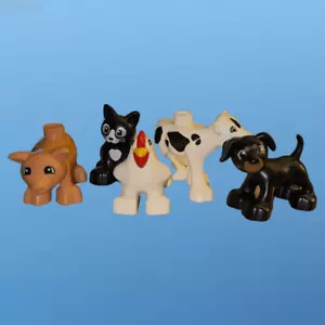 LEGO Duplo 10870 Kreatives Gebäude Spielzeug Bauernhof Tiere Kuh Schwein Mini Figuren 2 Zoll - Bild 1 von 4
