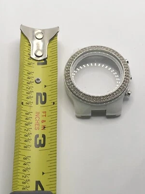 Michael Kors Watch Parts Case Only 40mm White Ceramic W/Crystal GY367 - Image 1 of 4