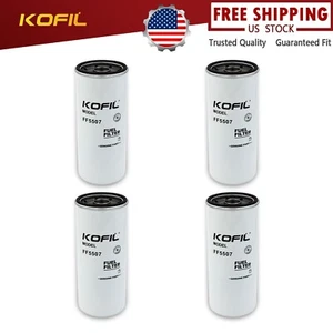 4Pack FF5507 Fuel Filter for Volvo D11&D13,Mack MP7&MP8 Diesel Engines - Picture 1 of 7