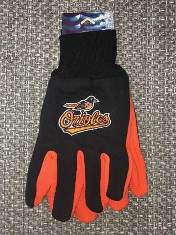 BALTIMORE ORIOLES MLB UTILITY GLOVES WORK GLOVES GARDEN GLOVES SPORT GLOVES Cover