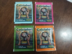BUSTINE USCITA 1/2/3/4 FILM CAMPIONATO COMPLETO C6/C25 CALCIATORI PANINI 2017/18 - Foto 1 di 1