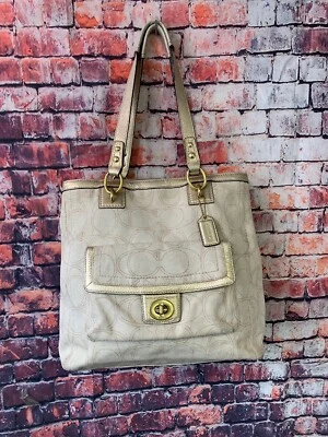 BOLSO DE HOMBRO COACH PENELOPE FIRMA LINO F19266 Foto 1 de 4