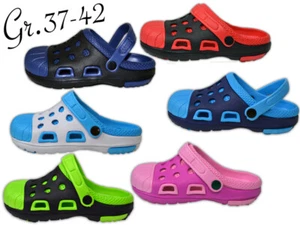 Damen Herren Clogs NEU Hausschuhe Slipper Schlappen Schuhe Puschen @2741x - Bild 1 von 12