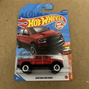 1 2020 Hot Wheels HW Hot Trucks Red 2020 Ram 1500 Rebel - Picture 1 of 4