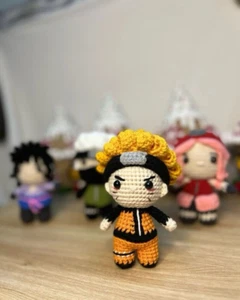 Naruto character plush dolls - handmade crochet - Photo 1 sur 4