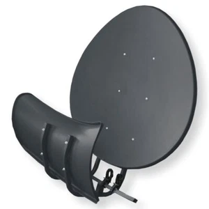 Wavefrontier Satspiegel Toroidal T90P anthrazit Multifocus Antenne inkl 5xHalter - Bild 1 von 6