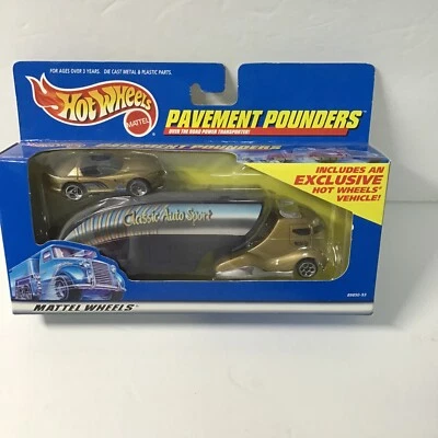Hot Wheels, Pounders de pavimento. Auto deportivo clásico, con Dodge Viper, escala 1/64 Foto 1 de 4