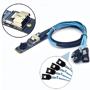 Expansion Card Reliable M.2 NVME To SFF 8087 Expansion Card For 10 - Afbeelding 1 van 24