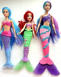 Barbie Mattel Sirenas Arco Iris Magia #GTF39 Muñeca HHG52 y Muñeca Ariel - Imagen 1 de 7