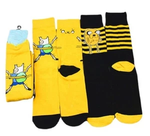 Calcetines largos de dibujos animados de Hora de Aventuras de Finn y Jake - Imagen 1 de 9
