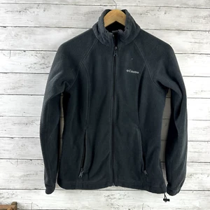 Columbia Women’s Small Black Fleece Full Zip Up Jacket - Picture 1 of 9