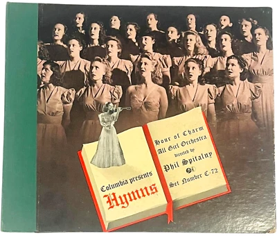 Columbia Presents Hymns Hour of Charm Phil Spitalny Set Number C-72 78rpm - Image 1 of 4