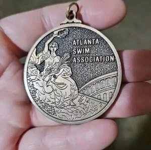 Medalla medallón de la Asociación de Natación de Atlanta - Imagen 1 de 3