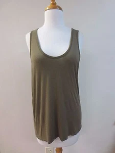 Camiseta sin mangas STELLA McCARTNEY Verde Oliva Corredor Espalda Talla 40, Usada en Excelente Condición - Imagen 1 de 6