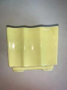 Ungemach Pottery Co ~ UPCO YelloW Wavy Rectangular Flower Planter - Picture 1 of 6