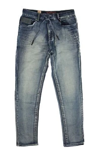Royal Premium Heather Straight Leg Jeans (30x32, Blue) $80 - Picture 1 of 3