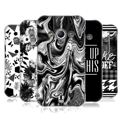 FUNDA HEAD CASE DESIGNS BLANCO Y NEGRO TENDENCIAS GEL SUAVE PARA TELÉFONOS SAMSUNG 4 Foto 1 de 4