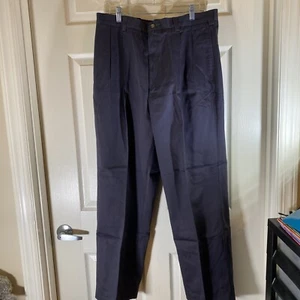 Neu mit Etikett Tommy Hilfiger Khakis Herrenhose 36 x 30 marineblau Baumwolle Taschen BY-1 - Bild 1 von 12
