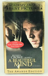 A Beautiful Mind - Awards Edition - VHS Tape 4 Academy Awards 2001 Best Picture - Picture 1 of 5