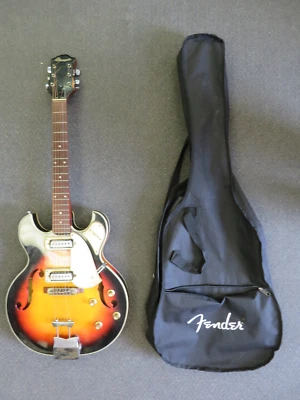 Vintage 1966-1970's Aria Diamond Hollowbody 1202 Electric Sunburst Guitar Japan - Image 1 of 4