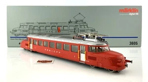 PS200 - MARKLIN H0 3605 - AUTOMOTOR ELÉCTRICO "FLECHA ROJA" SBB RBe 2/4 DIG. AC - Imagen 1 de 8