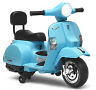 6V Toddler Scooter Ride On Vespa Battery Powered Retro Balance Electric Motorbik