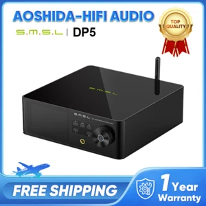 SMSL DP5 MQA Decoding Network Music Player ES9038PRO DAC DSD256 Bluetooth Player - Picture 1 of 13