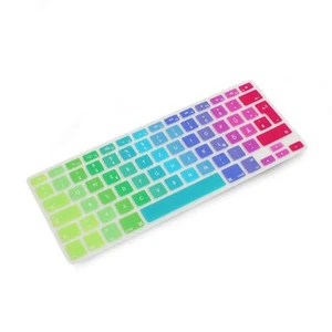 System-S Silikonowa ochrona klawiatury AZERTY Francuska klawiatura do MacBooka - Zdjęcie 1 z 5