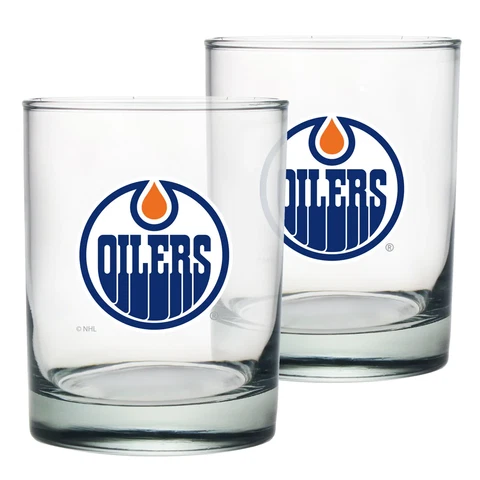 Edmonton Oilers Rocks Glass Set Cover