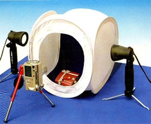 Caja de carpa de luz fotográfica profesional antirreflectante cubo de 14 - Imagen 1 de 10