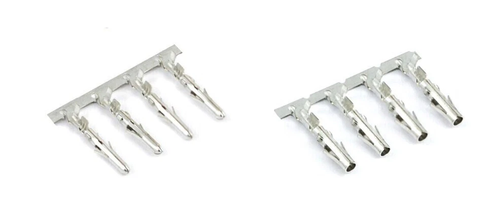 Pins for PC 4pin Molex Connectors, 50 male, 50 female - Image 1 of 1