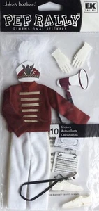 Jolee's Boutique (MAROON MARCHING BAND) Dimensional Scrapbooking Sticker BZ-161 - Picture 1 of 1