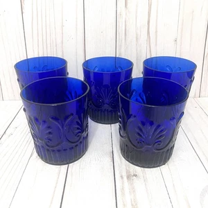 Raro Renacimiento Barroco Azul Cobalto Prensado Antiguo Gafas MCM Portugués 5 - Imagen 1 de 10