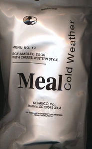 PORT OFFERT Rare Ration combat USA MRE ARTIC MENU 10 OEUFS BROUILLÉS Emb. 2024 - Foto 1 di 1