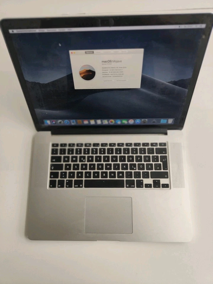 MacBook Pro 15 Late 2013 i7 2,3GHz, 512GB, 16GB, Nvidia Geforce 750M, Retina  - Bild 1 von 4