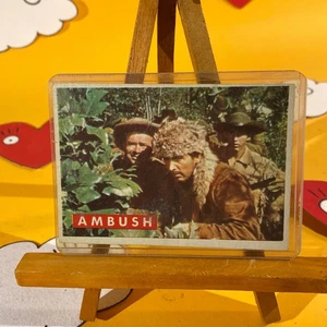 1956 Topps Davy Crockett Green Back #20A Ambush Look Out Georgie Error - Bild 1 von 2