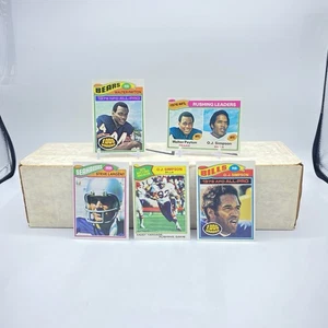Topps Football 1977 set completo 528 grande Webster Rookie Payton 2° anno vintage - Foto 1 di 10
