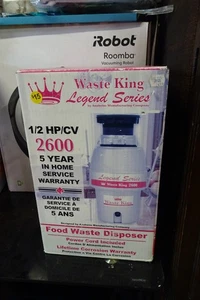 NEW WASTE KING L-2600 1/2 HP LEGEND VORTEX 2600 RPM KITCHEN GARBAGE DISPOSAL - Picture 1 of 2