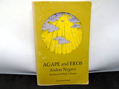 Agape and Eros Part 1 & 2, by Anders Nygren 1969 1st PB Theology Christian Love - Image 1 of 4