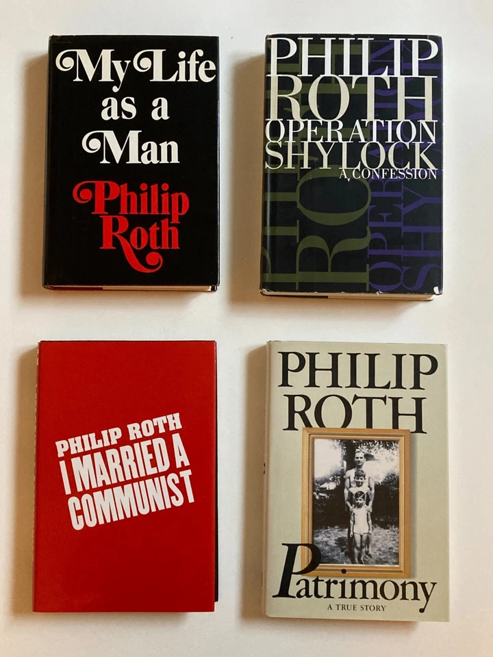 Operation Shylock + 3 More Vintage 1st Editions by Philip Roth; All About NF/VG+ Foto 1 de 4