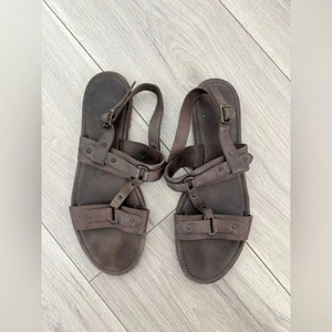 ALL SAINTS braune Leder Sandalen / Gr. 41 EU - Bild 1 von 5