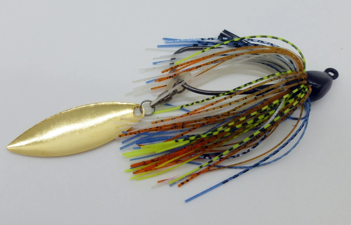 Gambler Southern Flash Swim Jig 7/16oz BlueGill #4 Gold Willow