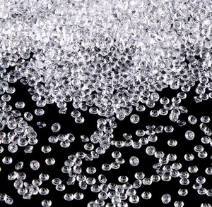 FUTUREPLUSX 10000 PCS Mini Clear Diamonds, 4.5mm Acrylic Crystal Diamond Fillers - Picture 1 of 8