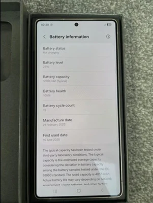 Samsung Galaxy S25 Ultra - 512 GB - Titanium Whitesilver (Unlocked) - Image 1 of 4