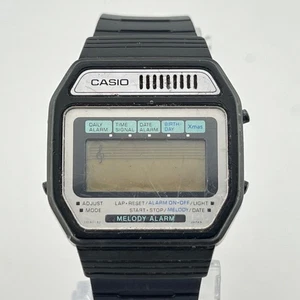 Casio 82H108 Melody Alarm Digitaluhr hat Sound ABER FÜR TEILE ODER REPARATUR - Bild 1 von 17