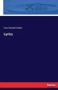 Libro de bolsillo letra de Cora Randall Fabbri (inglés) - Imagen 1 de 1